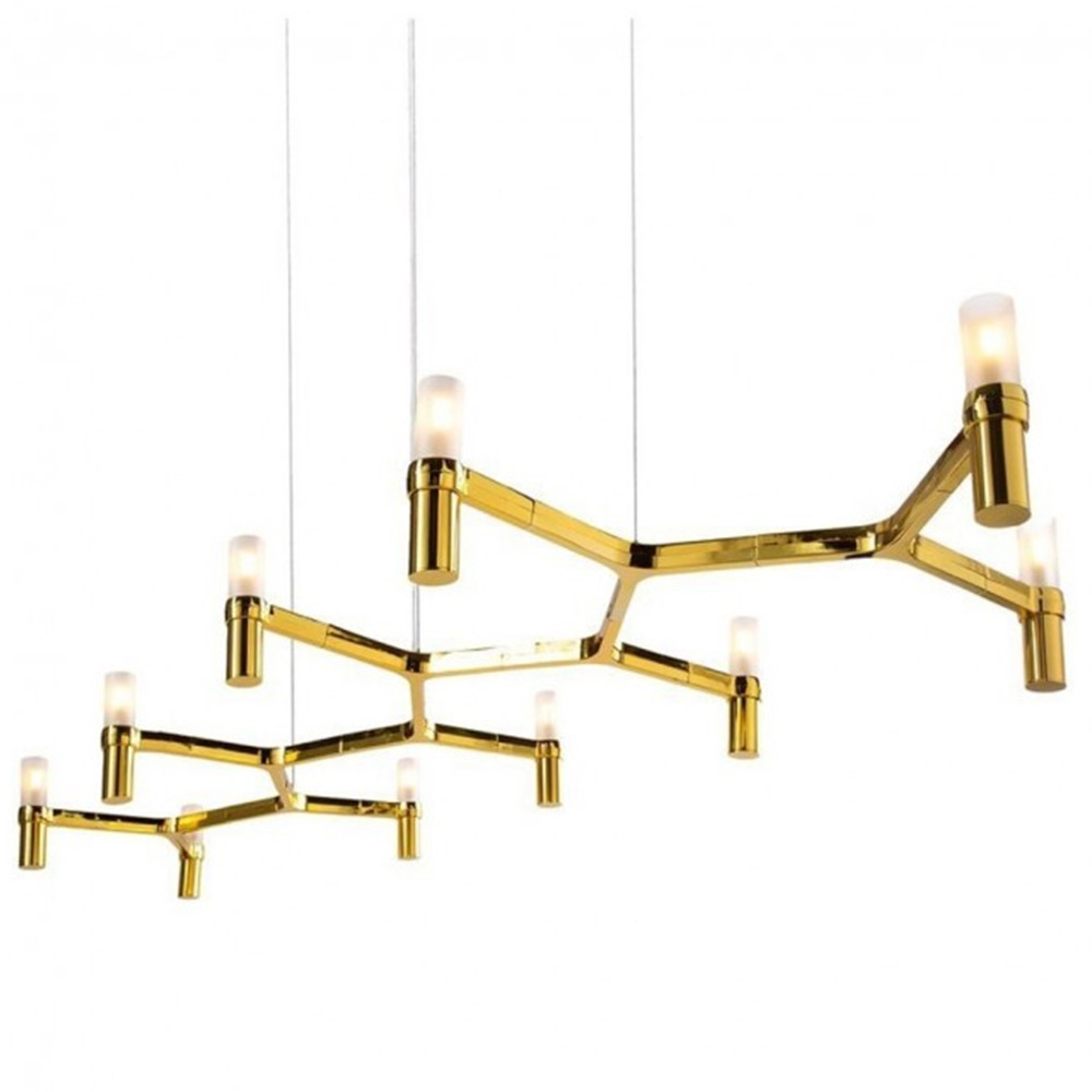 lampa wisząca złota  10 szt  none