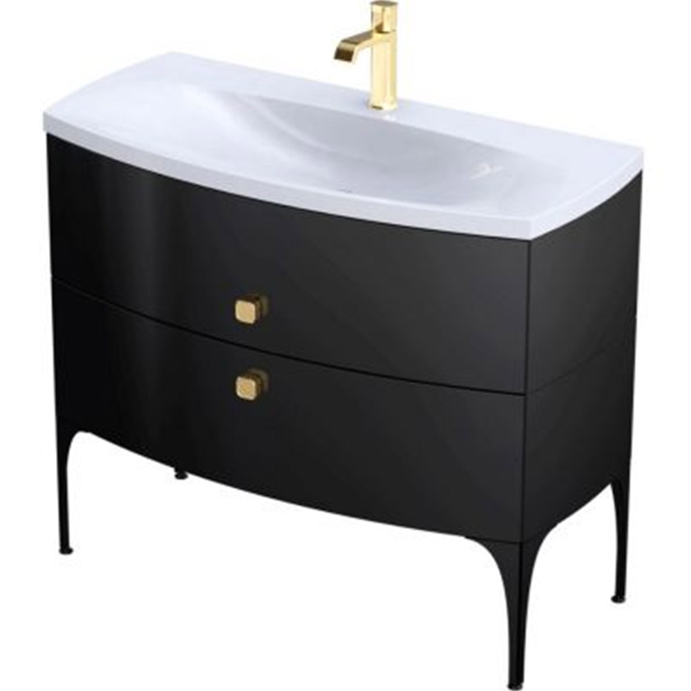 szafka z blatem  czarna ORISTO  none