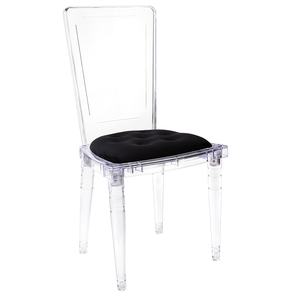 krzesło  transparentne  none