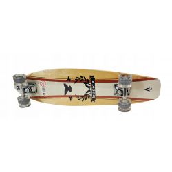 DESKOROLKA PENNYBOARD FISZKA DREWNIANA LONGBOARD D BasicX